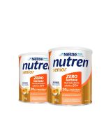 Combo Nutren Senior Zero Lactose Sem Sabor 740g - 2 Unidades