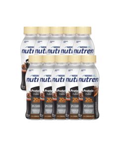 Combo Nutren Protein 20g Chocolate - 10 Unidades