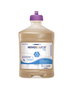 Nutrição Enteral e Oral Novasource HI Protein Sistema Fechado Baunilha 1l