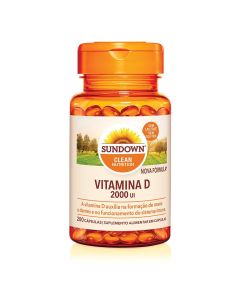 Suplemento Alimentar Sundown Vitamina D 2.000UI 200 Cápsulas