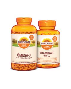Combo Sundown - Ômega 3 e Vitamina C