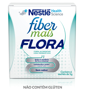 FiberMais Flora Sem Sabor - Display com 6 sachês de 5g FiberMais Flora Sem Sabor - Display com 6 sachês de 5g